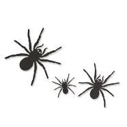   Halloween-i dekoráció - pók szett - öntapadós - fekete - 30 db / csomag                               BX56587A