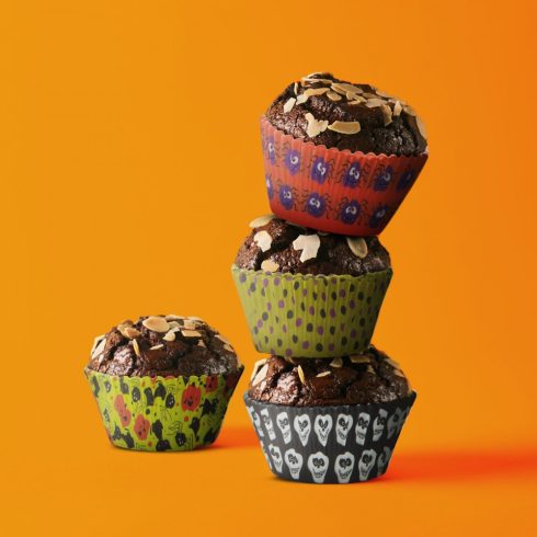 Muffin papír szett - halloween - 100 db / csomag                                                      BX57168W