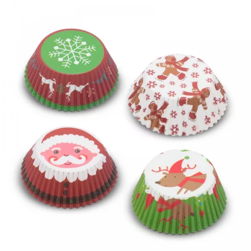 Muffin papír szett - karácsonyi - 100 db / csomag                                                     BX57168X