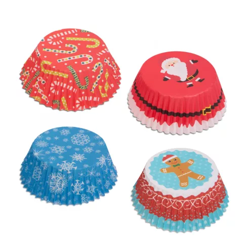 Muffin papír szett - karácsonyi - 100 db / csomag                                                     BX57168Z