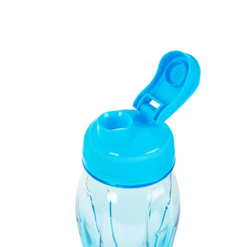 Sport kulacs - műanyag, átlátszó - 750 ml - 3 színben                                                 BX57213