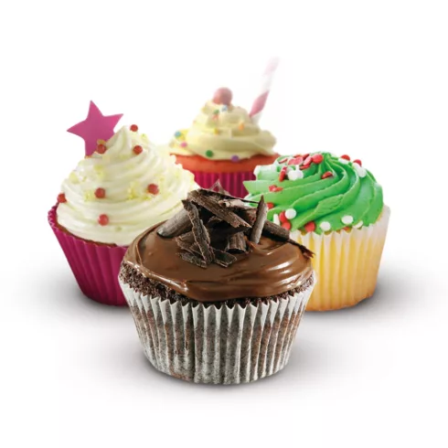 Szilikon muffinsütő-forma - 6 adagos 5 / 7 cm átmérő rózsaszín                                        BX57280PK