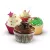 Szilikon muffinsütő-forma - 6 adagos 5 / 7 cm átmérő rózsaszín                                        BX57280PK