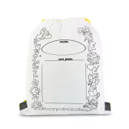   Színezhető tornazsák - 4 filccel - 33 x 27 cm                                                         BX57317B