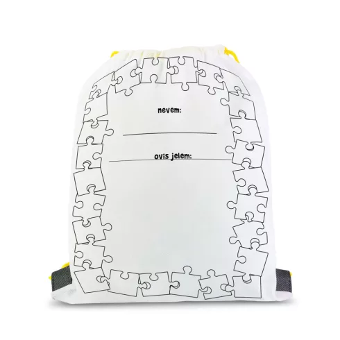 Színezhető tornazsák - 4 filccel - 33 x 27 cm                                                         BX57317C