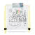 Színezhető tornazsák - 4 filccel - 33 x 27 cm - 4 féle                                                BX57317D