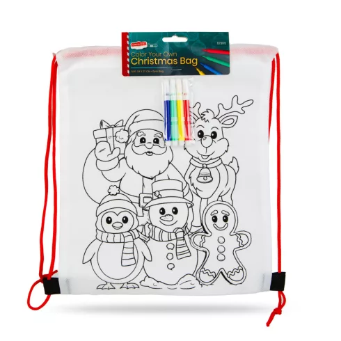 Színezhető tornazsák - 4 filccel - 33 x 27 cm - 2 féle                                                BX57317E