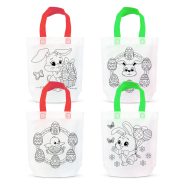   Színezhető ajándéktáska - 4 filccel - 24 x 22 cm - 4 féle                                             BX57318E