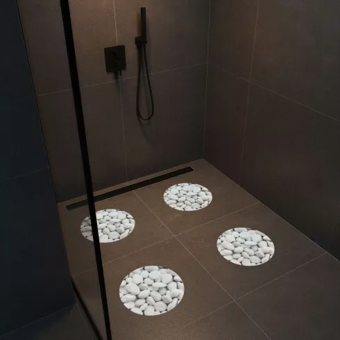 Öntapadós csúszásgátló - köves  - 19 cm - 4 db / csomag                                               BX57396