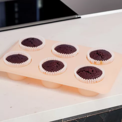 Szilikon sütőforma - muffin - 30 x 18 x 4,2 cm                                                        BX57532P