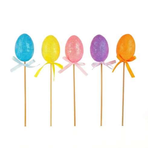 Húsvéti dekoráció - pálcikás tojás - 23 cm - 5 db                                                     BX57949