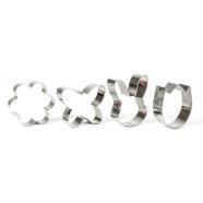   Húsvéti sütikiszúró - vegyes forma - 4 db / csomag                                                    BX57955