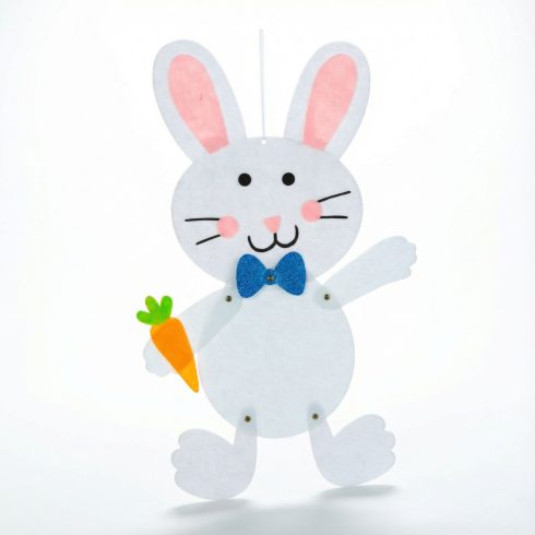 Húsvéti függő dekoráció - nyuszi, filc                                                                BX57964B