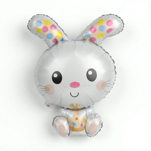 Húsvéti lufi - nyuszi - alumínium fólia - 78 cm                                                       BX57979