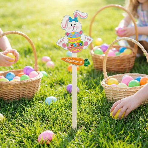 Húsvéti dekoráció - leszúrható nyuszi - 70 cm                                                         BX57985