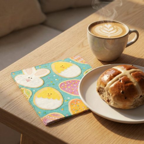 Húsvéti szalvéta - 33 x 33 cm - 16 db / csomag                                                        BX57987