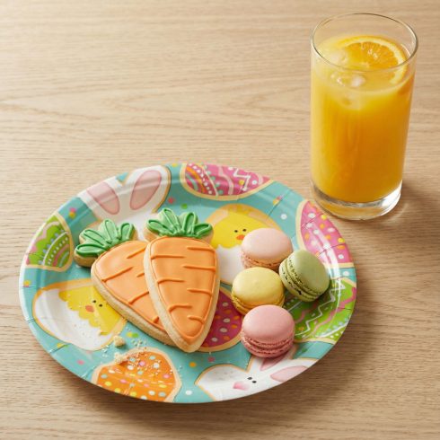 Húsvéti papírtányér - 23 cm - 8 db / csomag                                                           BX57988