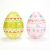 Húsvéti dekoráció - papír lampion - tojás - zöld, rózsaszín - O30 cm                                  BX57990