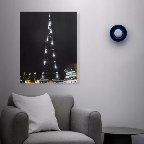 LED-es fali hangulatkép - colBurj Khalifacol -  2 x AA, 38 x 48 cm                                    BX58018J