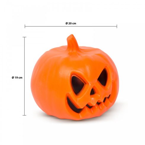 Halloween-i töklámpás - LED-del, hangeffekttel                                                        BX58111
