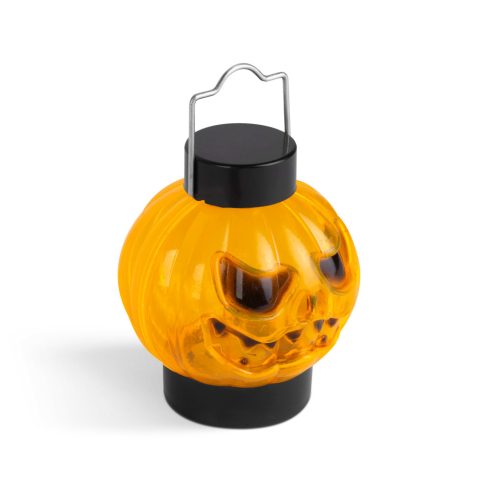 Halloween-i RGB LED lámpa - felakasztható tök - narancs / fekete - elemes                             BX58116B