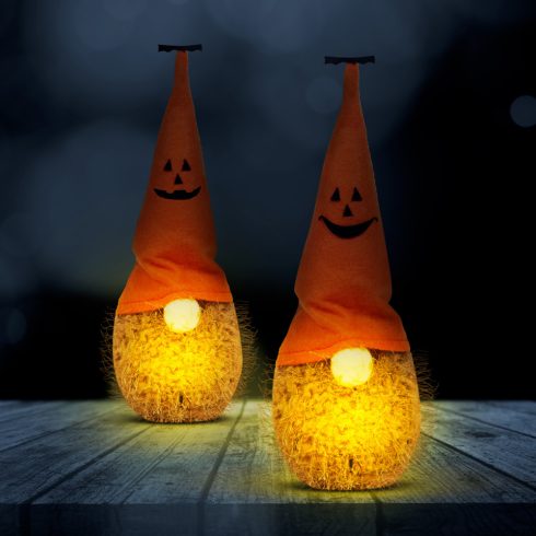 Halloween-i LED-es manó - poliészter - 20 cm - 2 féle                                                 BX58128