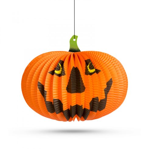 Halloween-i tökös lampion - akasztható - 26 cm                                                        BX58137C