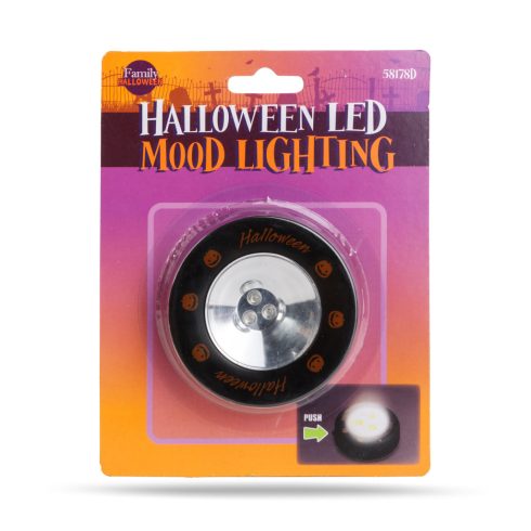 Halloween-i LED hangulatvilágítás - 3 LED - 3 x AAA - fekete, tök                                     BX58178D
