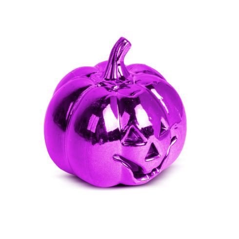 Halloween-i tök dekoráció - fényes - 6 cm - 3 szín / csomag                                           BX58180