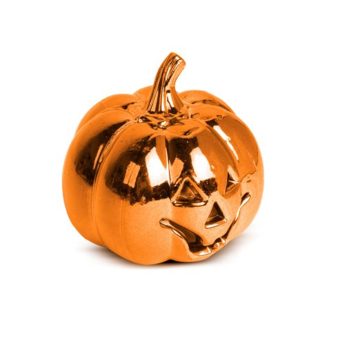 Halloween-i tök dekoráció - fényes - 6 cm - 3 szín / csomag                                           BX58180