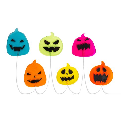 Halloween-i LED ablakdekor - gél - tök - 85 cm                                                        BX58186B