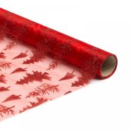   Karácsonyi asztalterítő futó - piros / piros - 180 x 28 cm - 3 féle                                   BX58200E