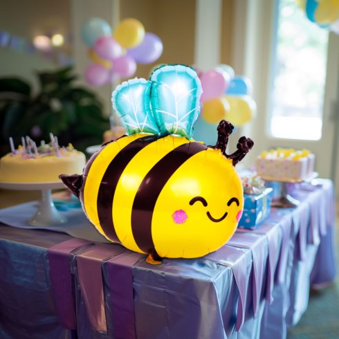 Alumínium fólia lufi - méhecske - 65 x 81 cm                                                          BX58241L