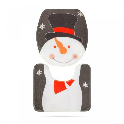 Karácsonyi WC ülőke dekor hóember mintával                                                            BX58281B