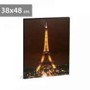   LED-es fali hangulatkép - colEiffel toronycol -  2 x AA, 38 x 48 cm                                   BX58485