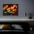 LED-es fali hangulatkép - gyertyák -  2 x AA, 40 x 30 cm                                              BX58501