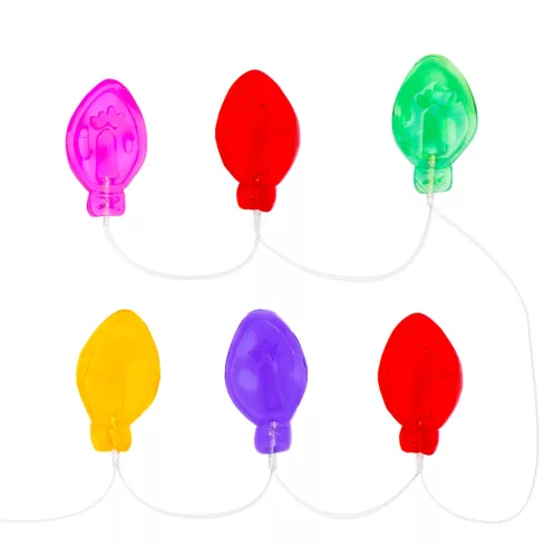 Karácsonyi LED-es fényfüzér - gél ablakmatrica - 6 LED - 2 x AA                                       BX58568C