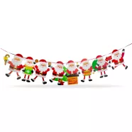   Karácsonyi papír girland - 8 db Mikulás - 3,5 m                                                       BX58585B