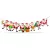 Karácsonyi papír girland - 8 db Mikulás - 3,5 m                                                       BX58585B