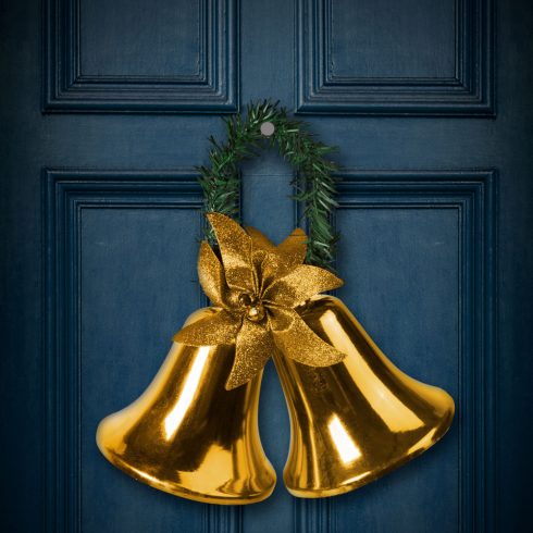 Karácsonyi dekor - harang - arany színben                                                             BX58609B