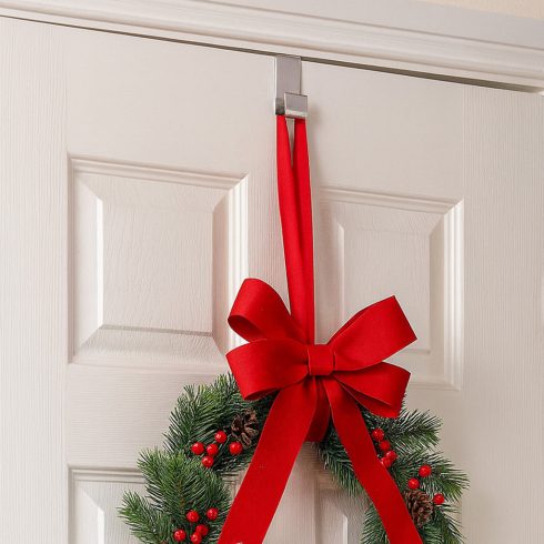 Kopogtató / Ajtódísz tartó - fém - 7 x 6,5 x 2 cm - 2 db / csomag                                     BX58617