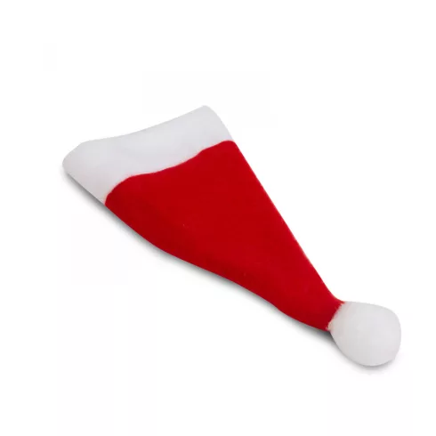 Karácsonyi evőeszköz dekor - mikulássapka - 17 cm - 3 féle - 6 db / csomag                            BX58723