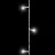 Fényfüzér - 50 db LED - hidegfehér - hálózati - 5 m - 8 program                                       BX58900B