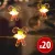 LED fényfüzér - cukorbot - 2,2 m - 20 LED - melegfehér - 2 x AA                                       BX58927