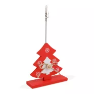   Ültetőkártya tartó - csipeszes - fenyőfa - 8,5 x 12 cm                                                BX58952A