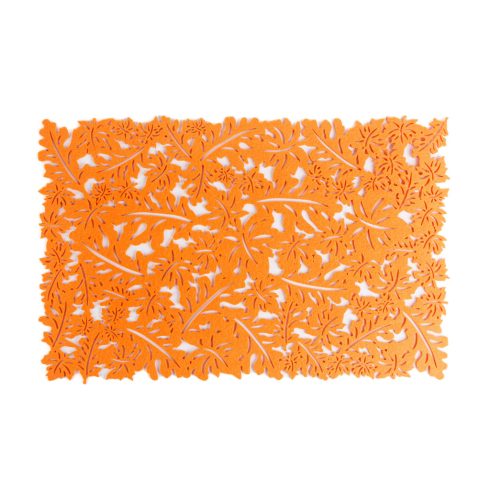 Őszi dekoráció - alátét - filc, narancssárga - 44,5 x 28,5 cm                                         BX59011A