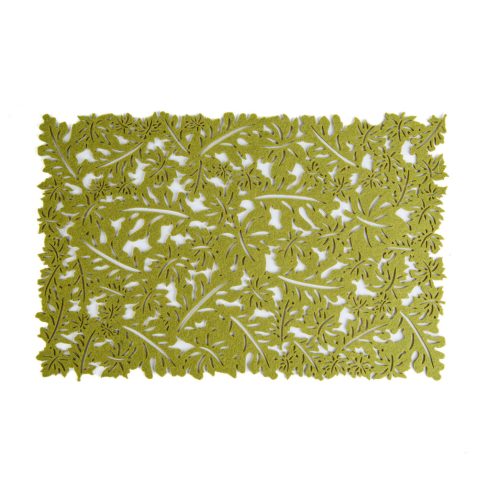 Őszi dekoráció - alátét - filc, zöld - 44,5 x 28,5 cm                                                 BX59011B