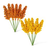   Őszi dekoráció - köles ág - 2 féle - 18,6 cm - 6 db / csomag                                          BX59016