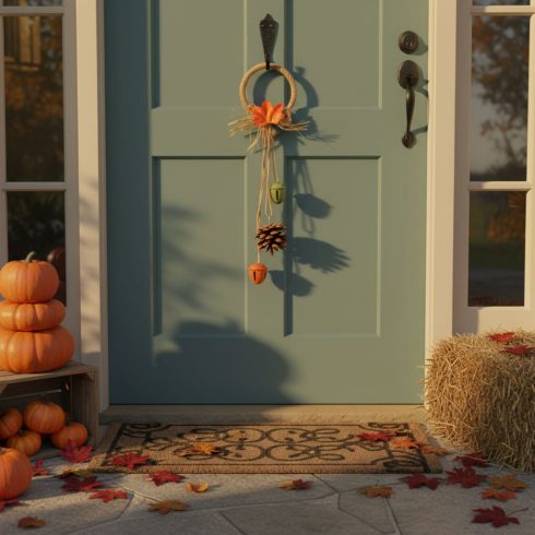 Őszi dekoráció - ajtódísz - 2 féle - 30,5 cm                                                          BX59018