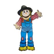   Őszi dekoráció - Madárijesztő - mozgatható végtagokkal - papír - 91,4 cm                              BX59020